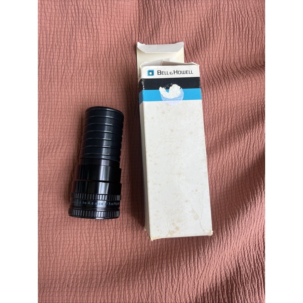 Bell& Howell 3.5-4.5 F3.5 Filmovara Lumina II Projector Lens With Box